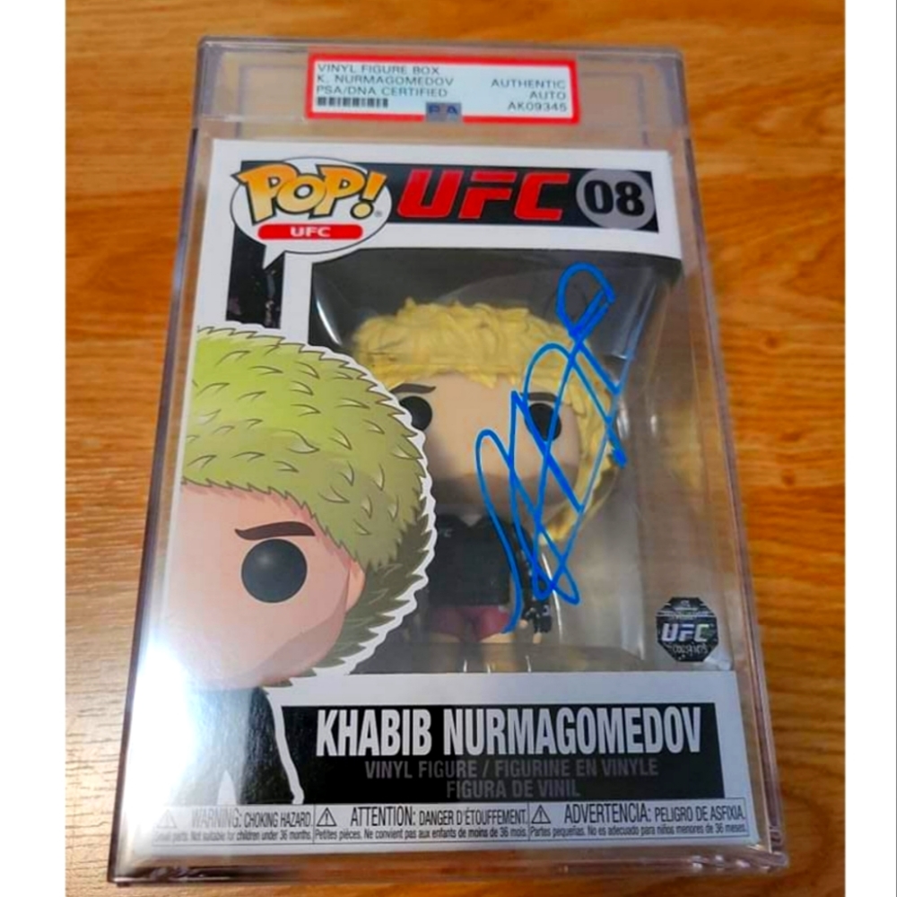 Khabib Nurmagomedov Funko! POP Signed Certified